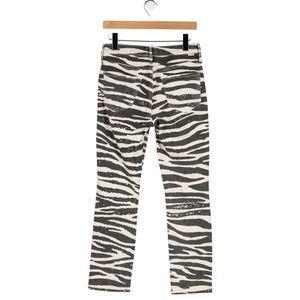 MOTHER jeans zebra print